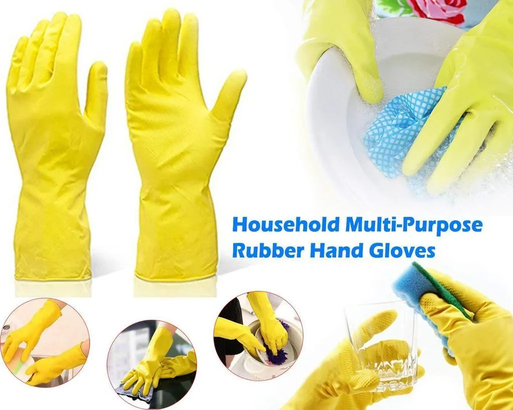 0678 Multipurpose Rubber Reusable Cleaning Gloves