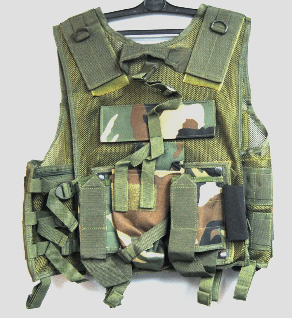 3Skull 6 1 Tactical Vest - Camo