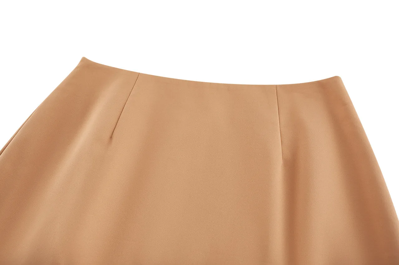 A-Line Wrapped Skirt