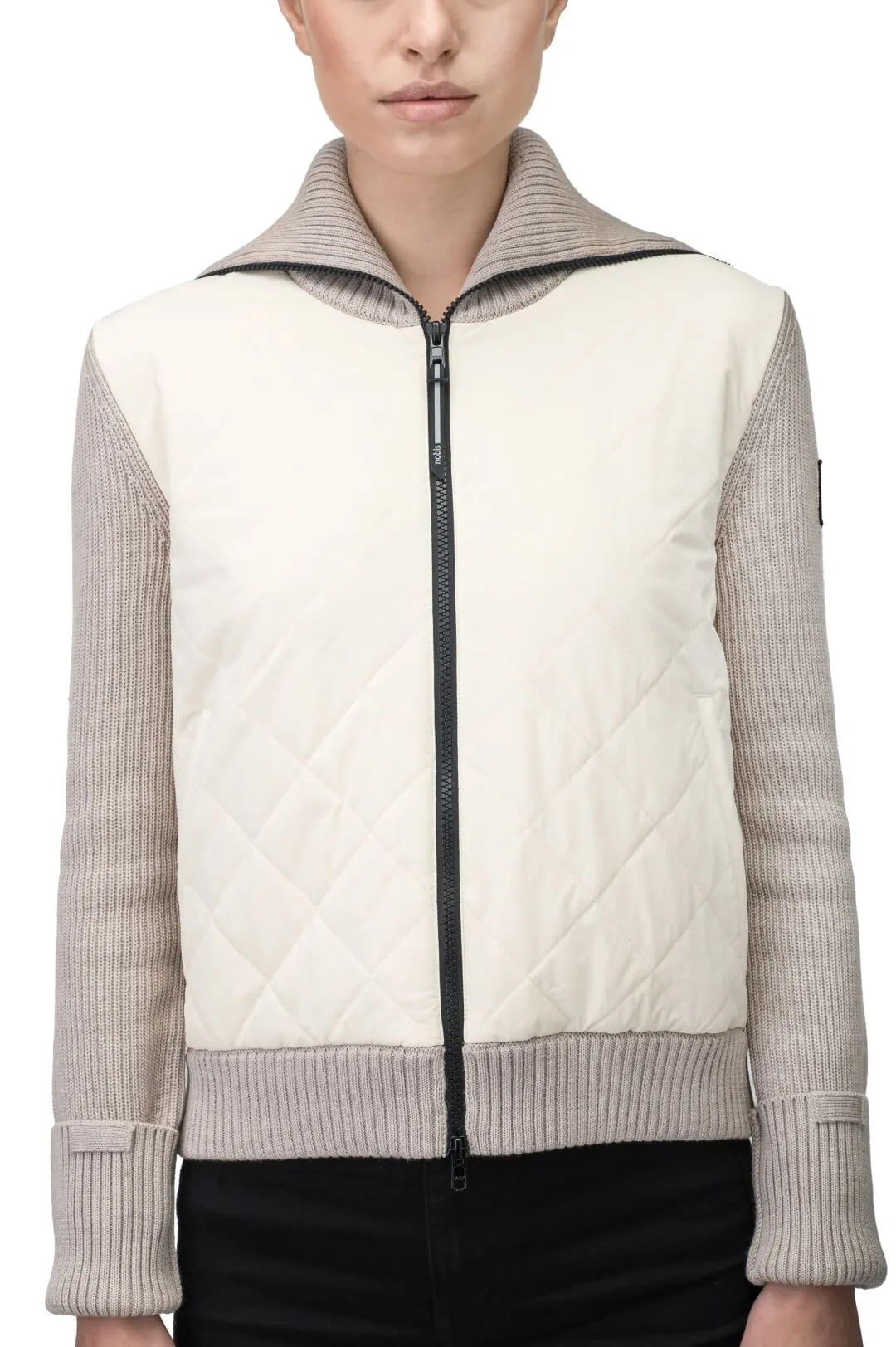 Ada Women's Quilted Full Zip Sweater - NEXT by Nobis