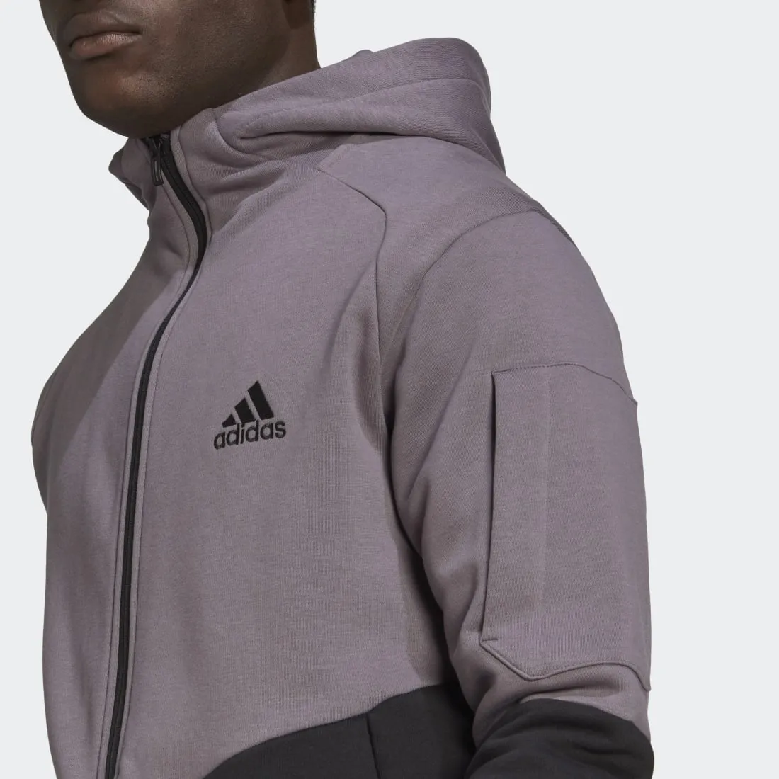 adidas Essentials for Gameday Fleece Men's Full-Zip Hoodie