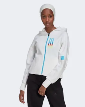 Adidas Mission Victory Women Sportswear Hoody White/Multi Hn1610