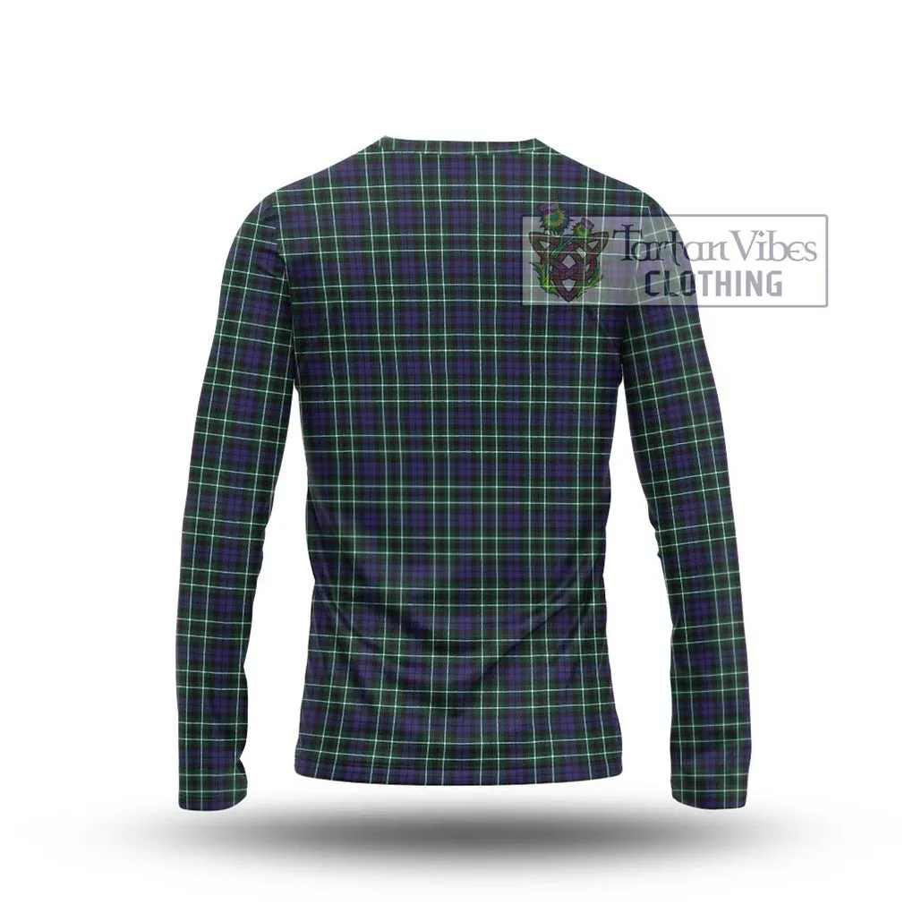 Allardice Tartan Long Sleeve T-Shirt with Family Crest DNA In Me Style