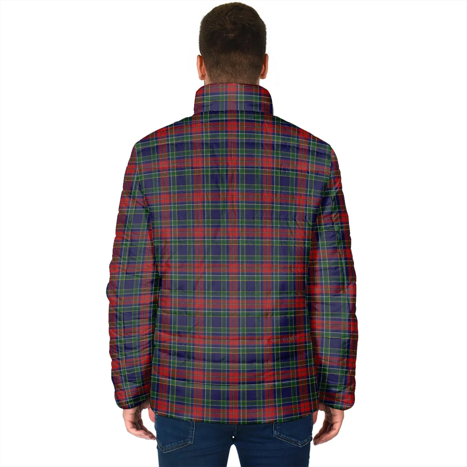 Allison Red Tartan Padded Jacket