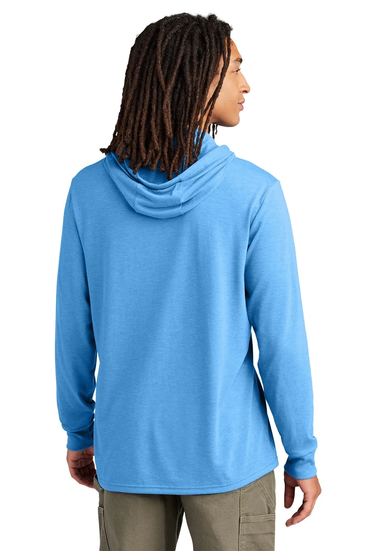 Allmade Unisex Tri-Blend Hoodie Custom Tee's, Azure Blue