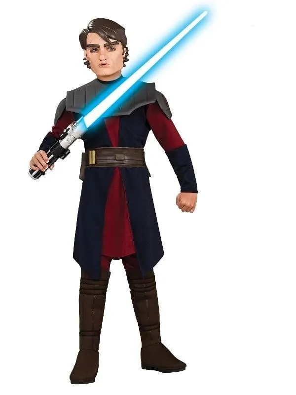 Anakin Skywalker Clone Wars Deluxe Costume for Boys