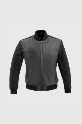 Andre Mens Varsity Leather Jacket