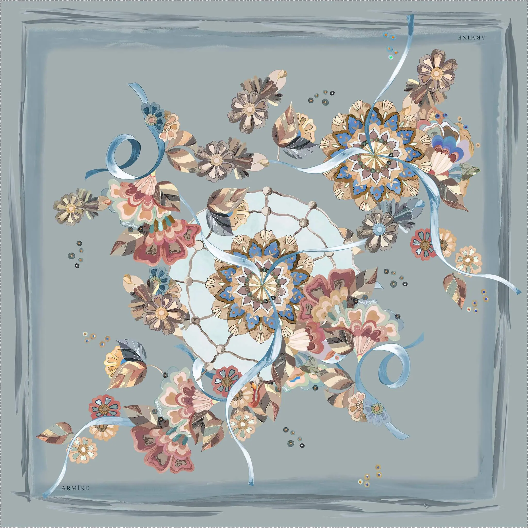 Armine Silk Scarves for Women Tricia V.63