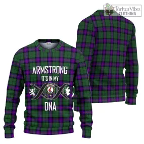 Armstrong Modern Tartan Ugly Sweater with Family Crest DNA In Me Style