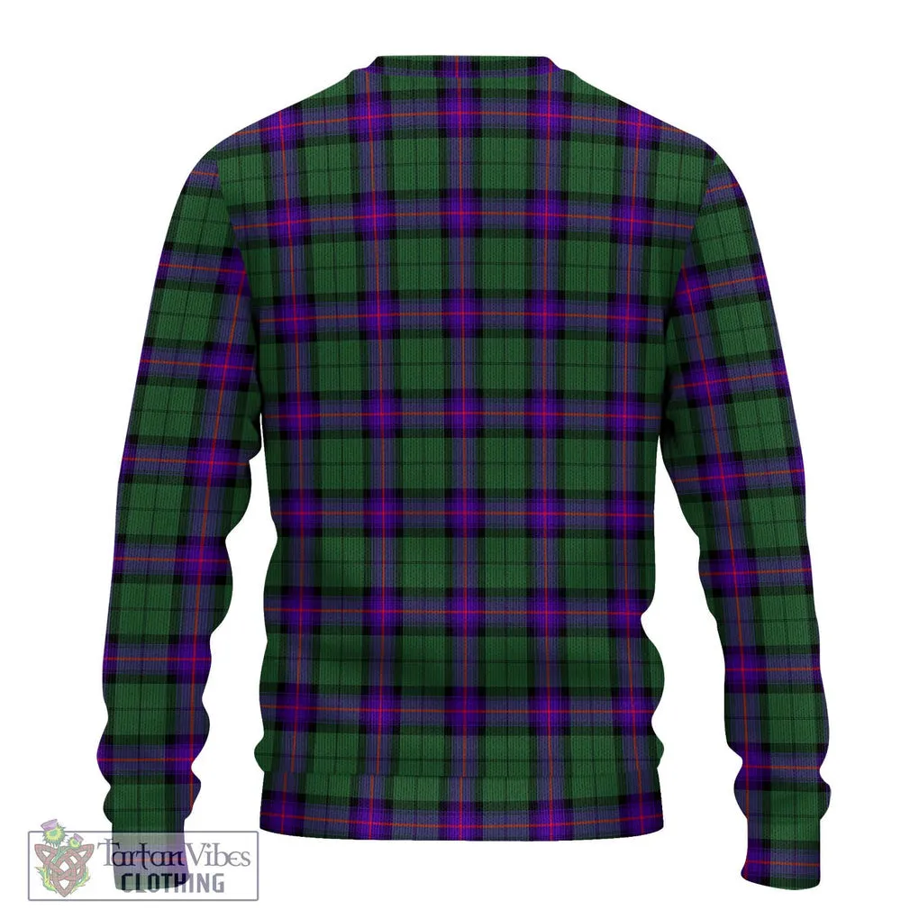 Armstrong Modern Tartan Ugly Sweater with Family Crest DNA In Me Style