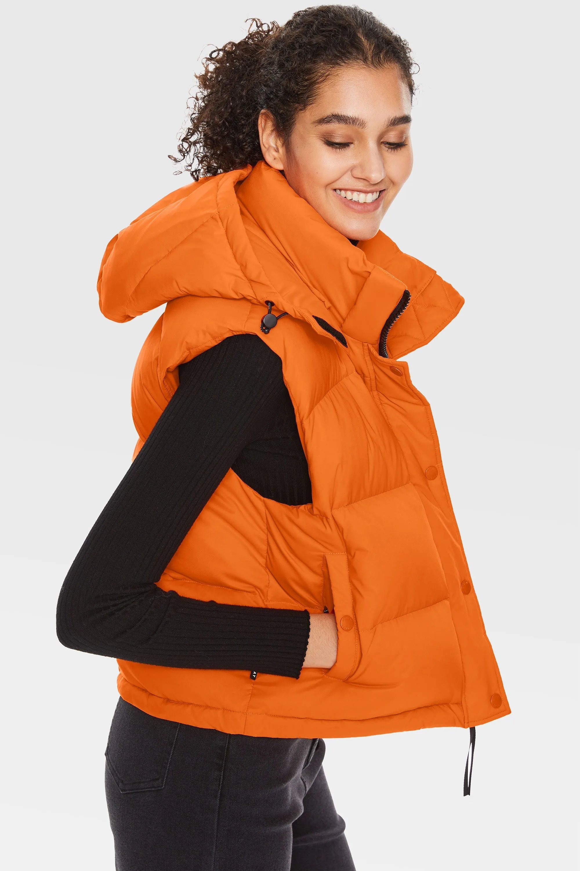 Aurora Hooded Puffer Vest