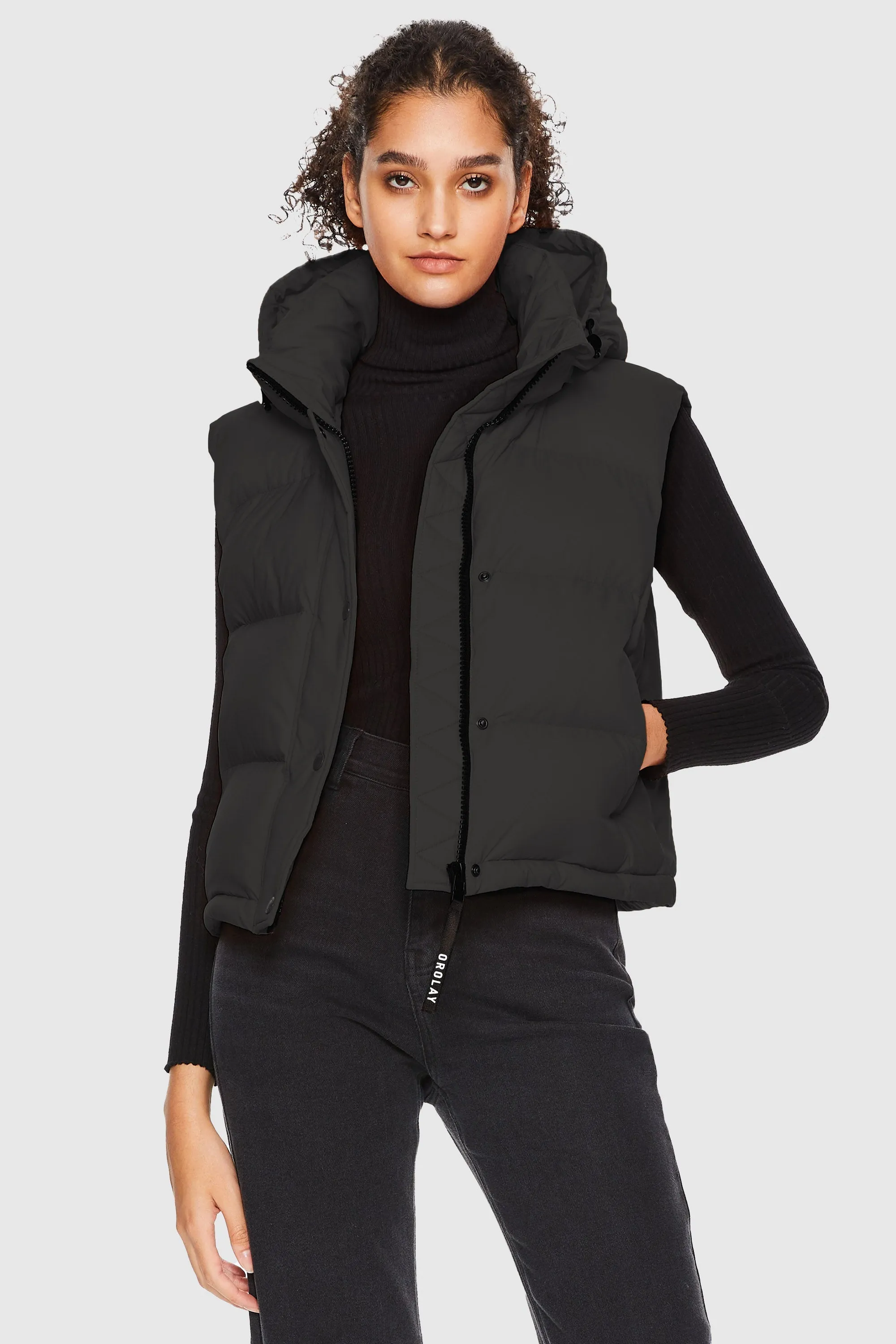 Aurora Hooded Puffer Vest