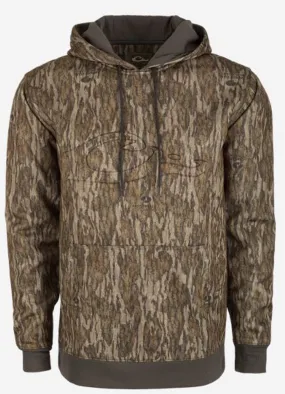 Back Eddy Embossed Hoodie in Bottomland by Drake