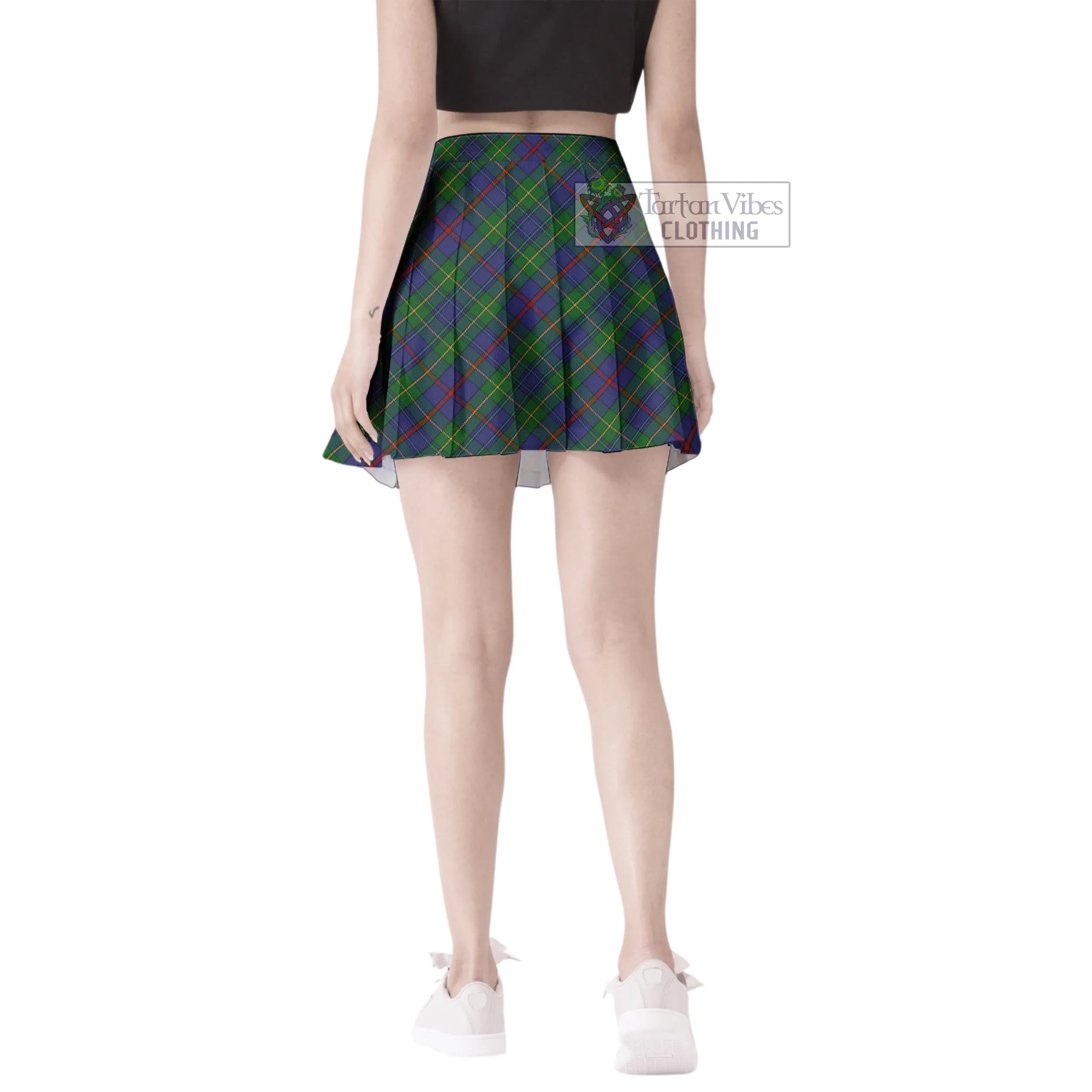 Bailey Tartan Women's Plated Mini Skirt