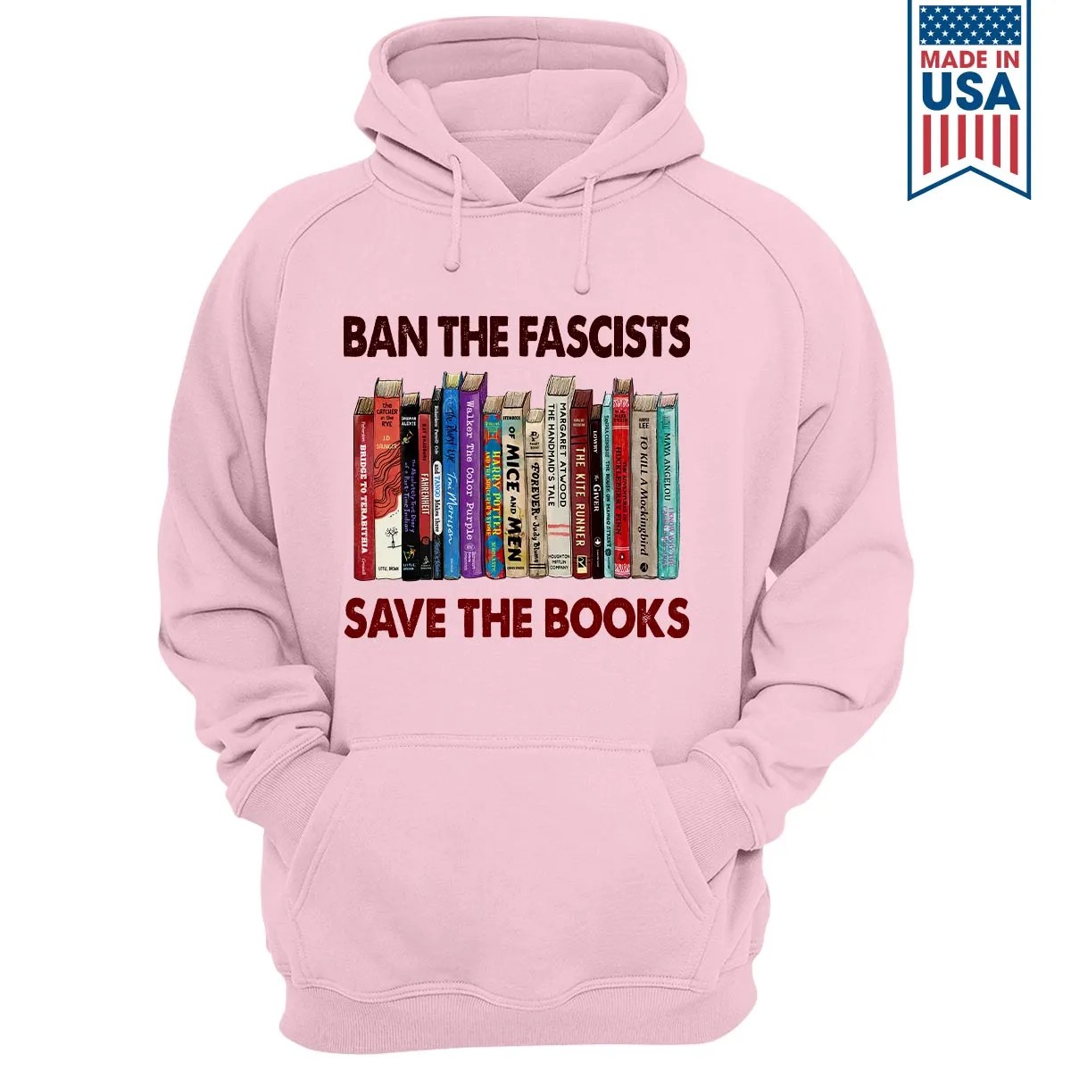 Ban The Fascists Save The Books Book Lovers Gift HDW377