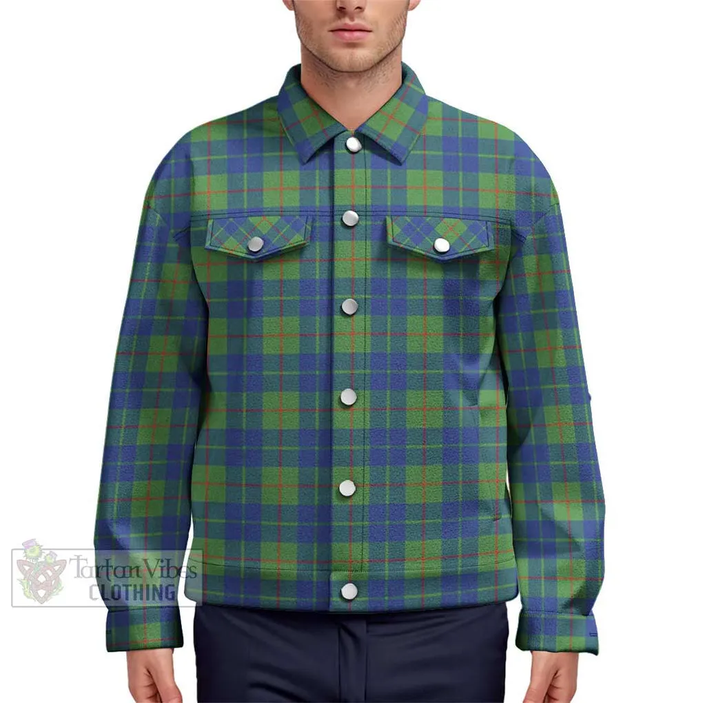 Barclay Hunting Ancient Tartan Unisex Lapel Cotton Jacket