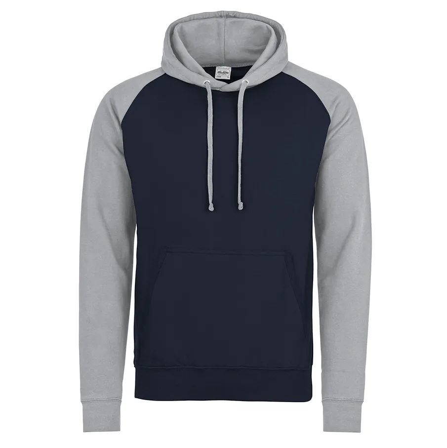 Baseball Hoodie | OXFORD NAVY/HEATHER GREY