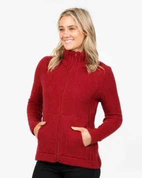 Berry Women's Essential Jacket in Possum Merino - NS832