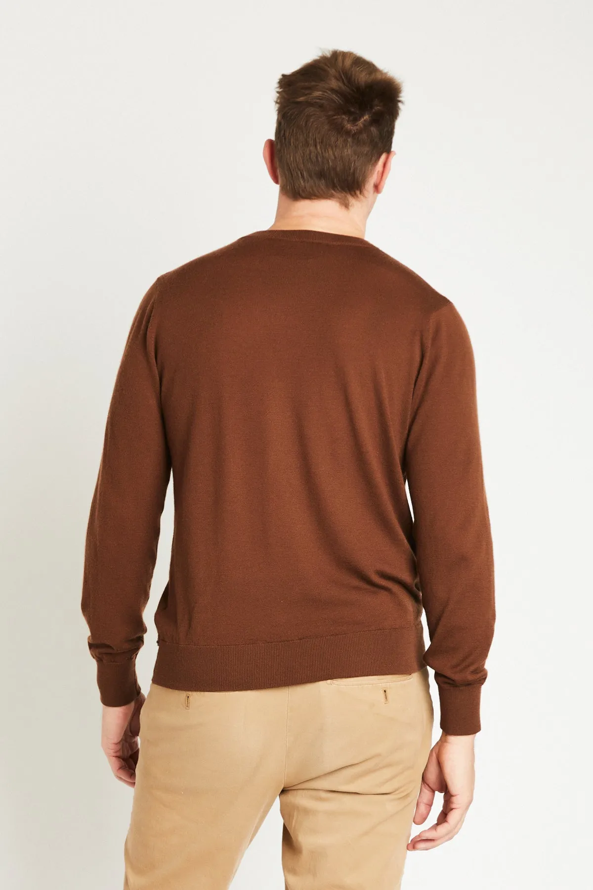   Beryll Enzo Cashmere Sweater | Chocolate