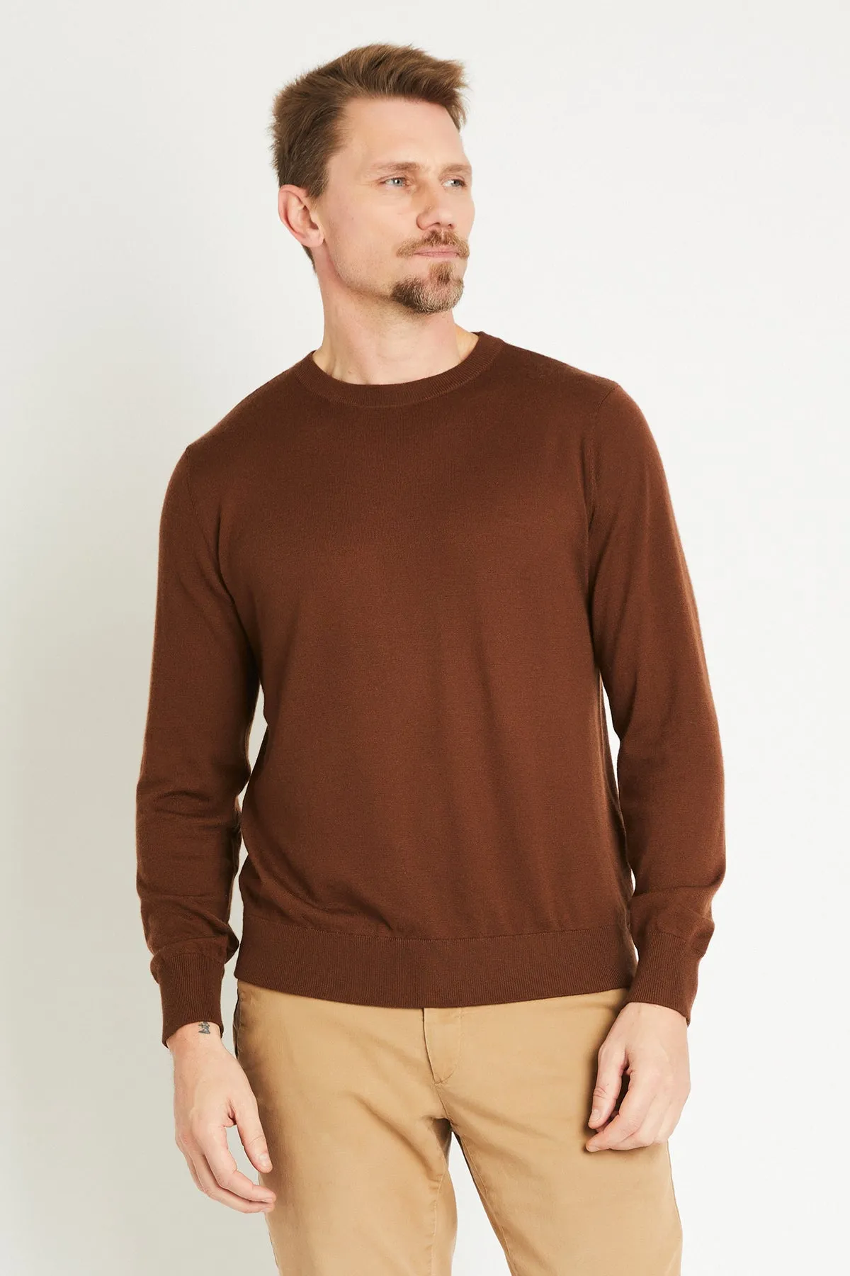   Beryll Enzo Cashmere Sweater | Chocolate