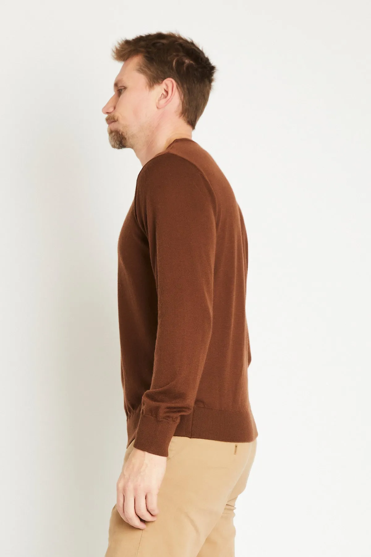   Beryll Enzo Cashmere Sweater | Chocolate