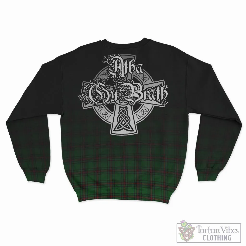 Beveridge Tartan Sweatshirt Featuring Alba Gu Brath Family Crest Celtic Inspired