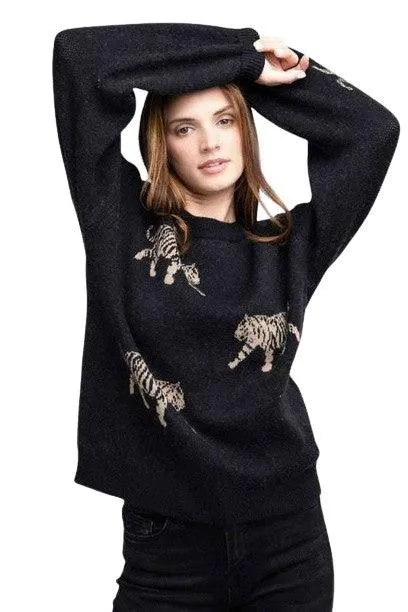 Bibi Tiger Pattern Sweater