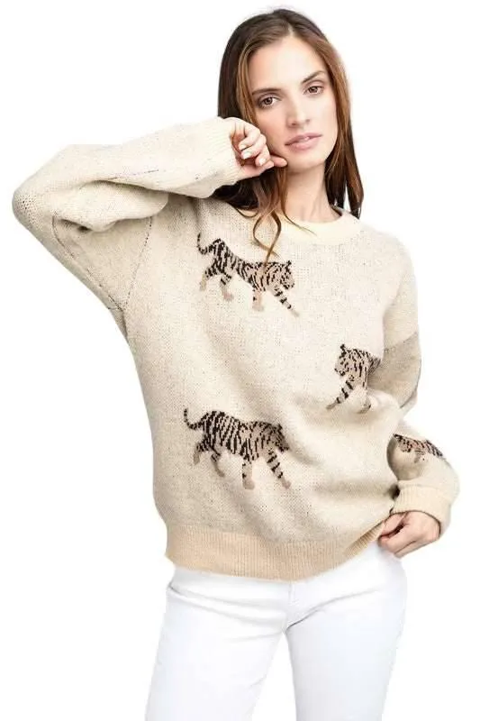 Bibi Tiger Pattern Sweater