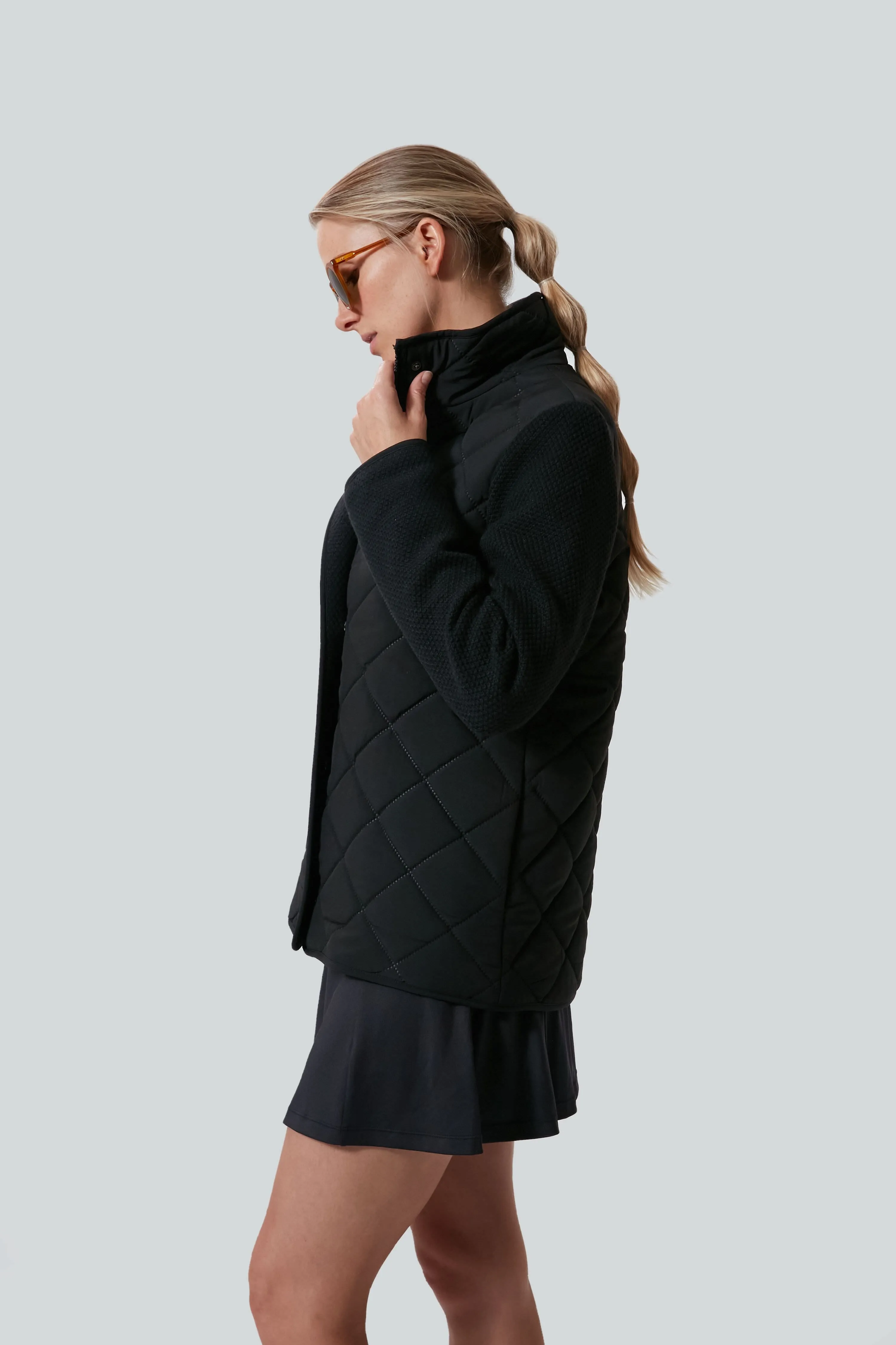 Black Quilted Evonne Jacket