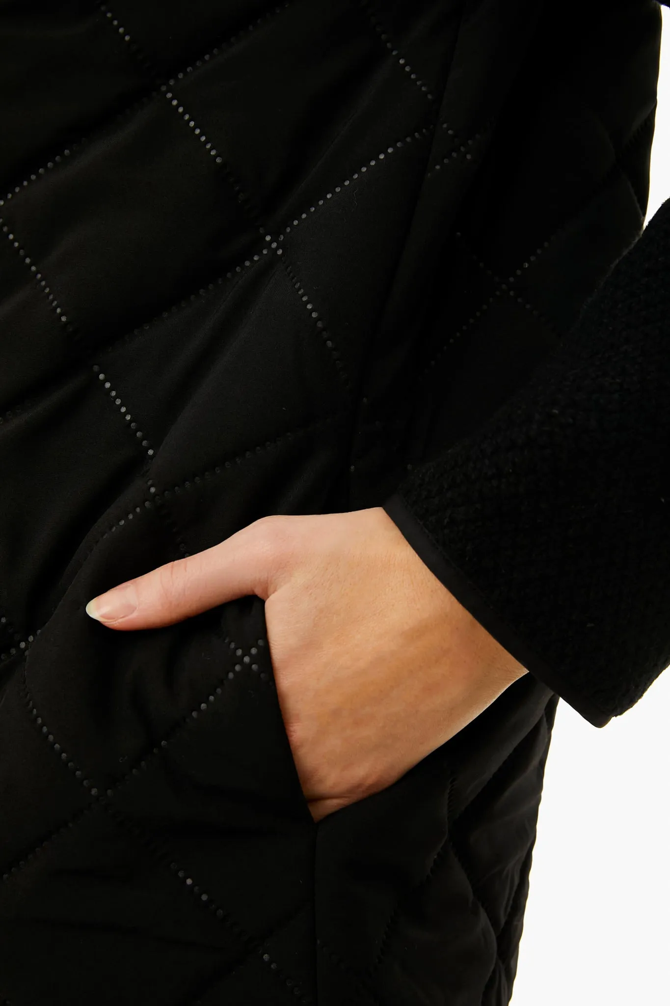 Black Quilted Evonne Jacket