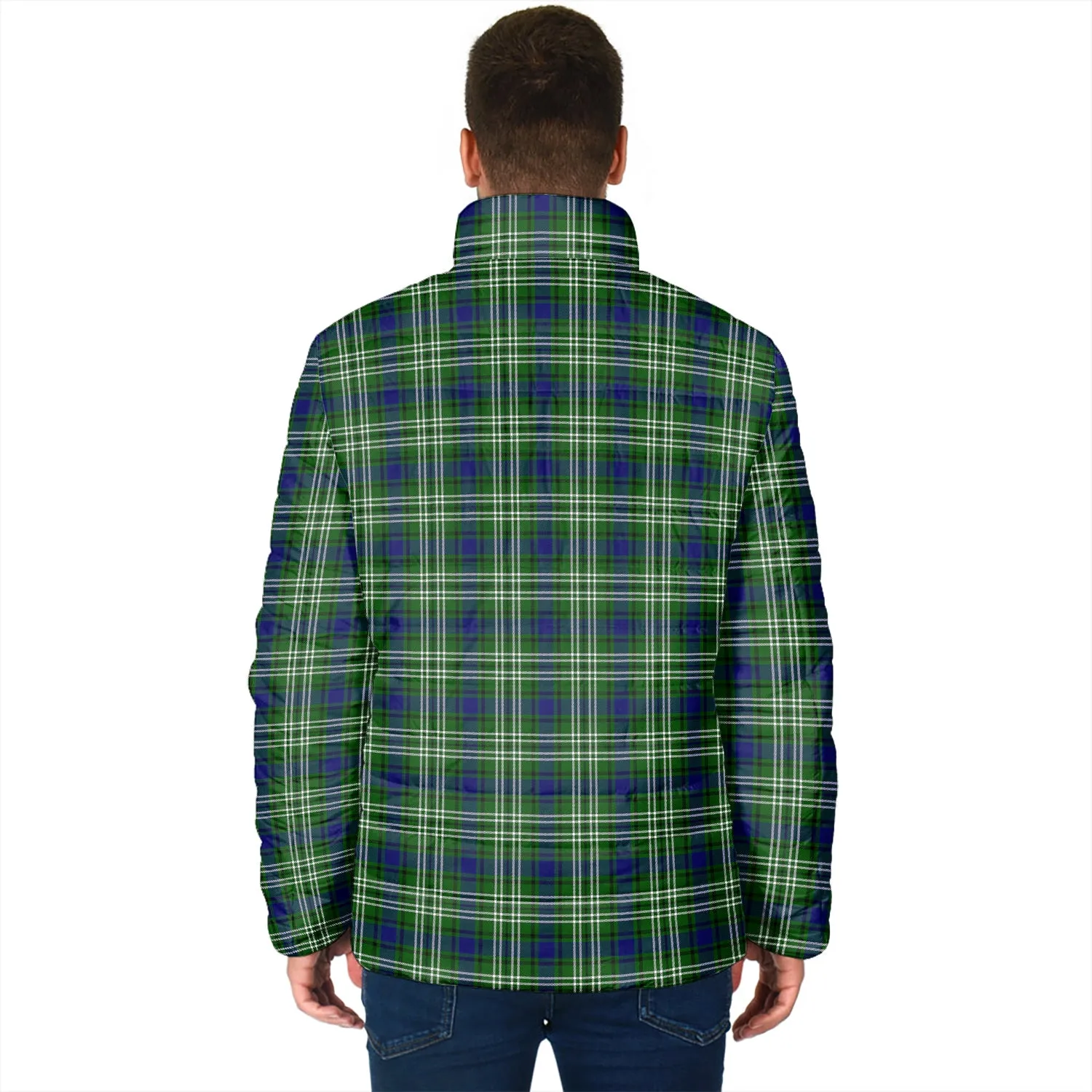 Blackadder Tartan Padded Jacket with Family Crest