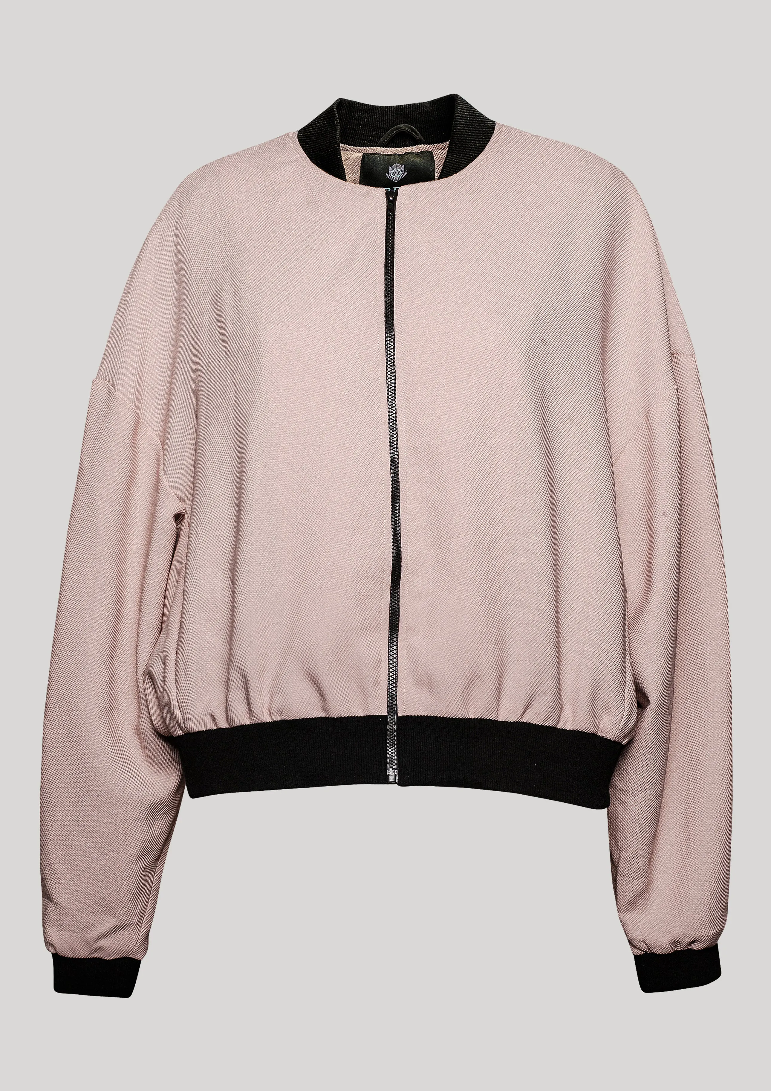 BOMBER JACKET - TWILL BIAS nude