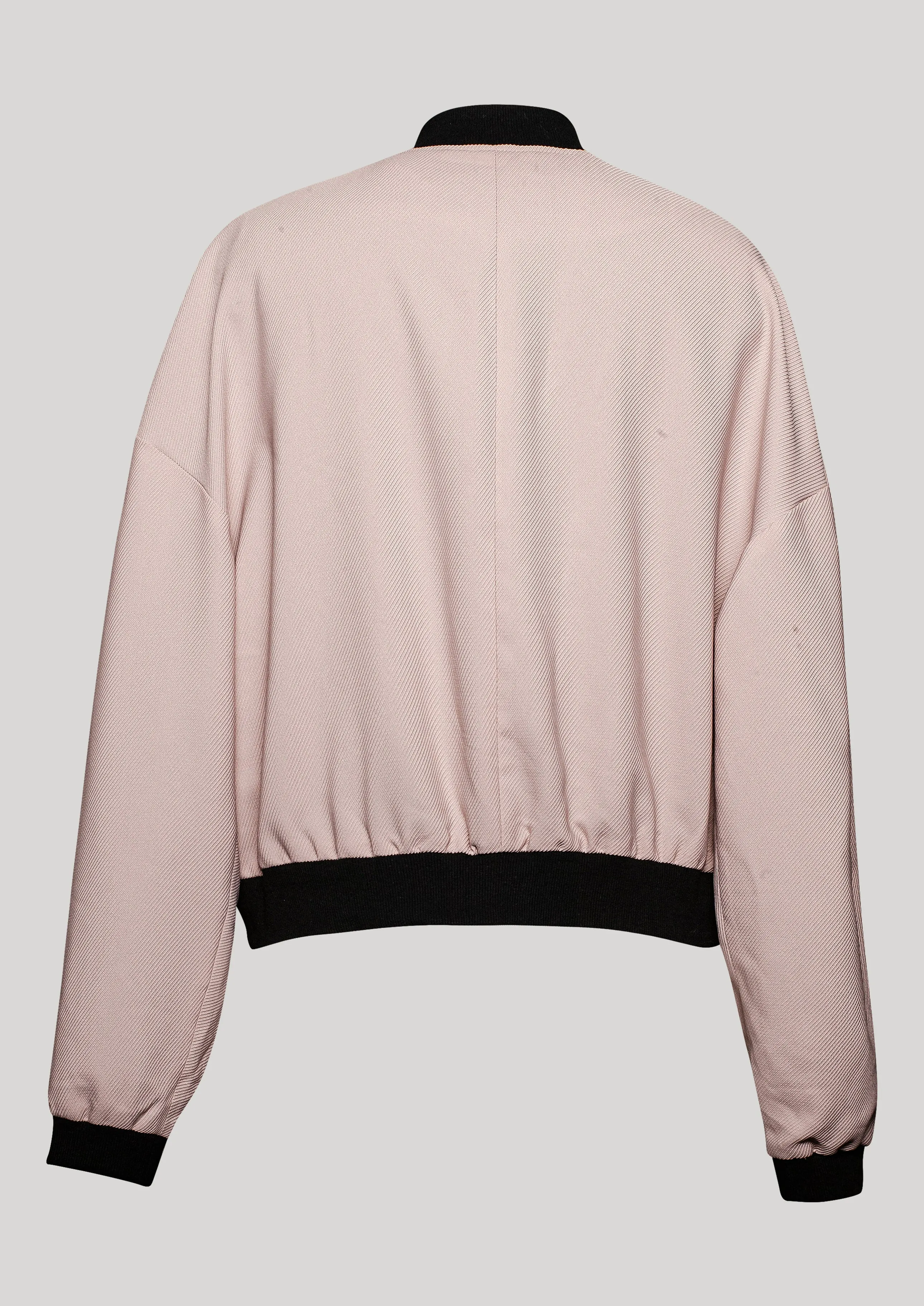 BOMBER JACKET - TWILL BIAS nude