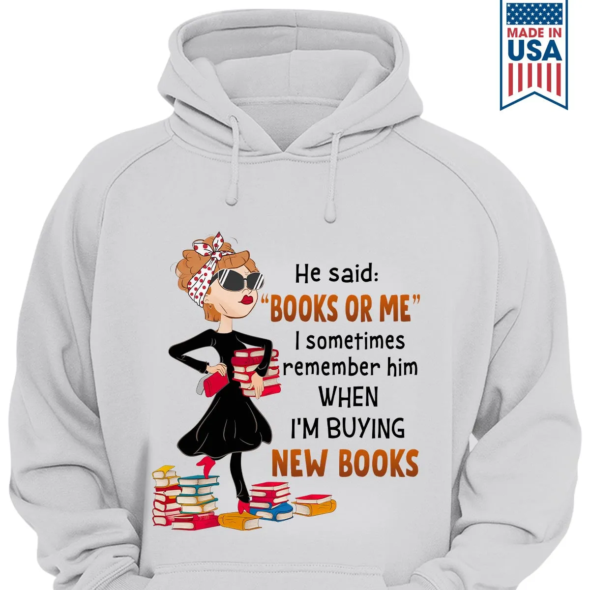 Books Or Me Book Lovers Gift HDW443