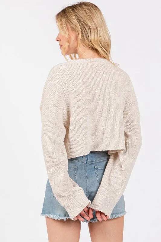 Bulce Long Sleeve Crop Top