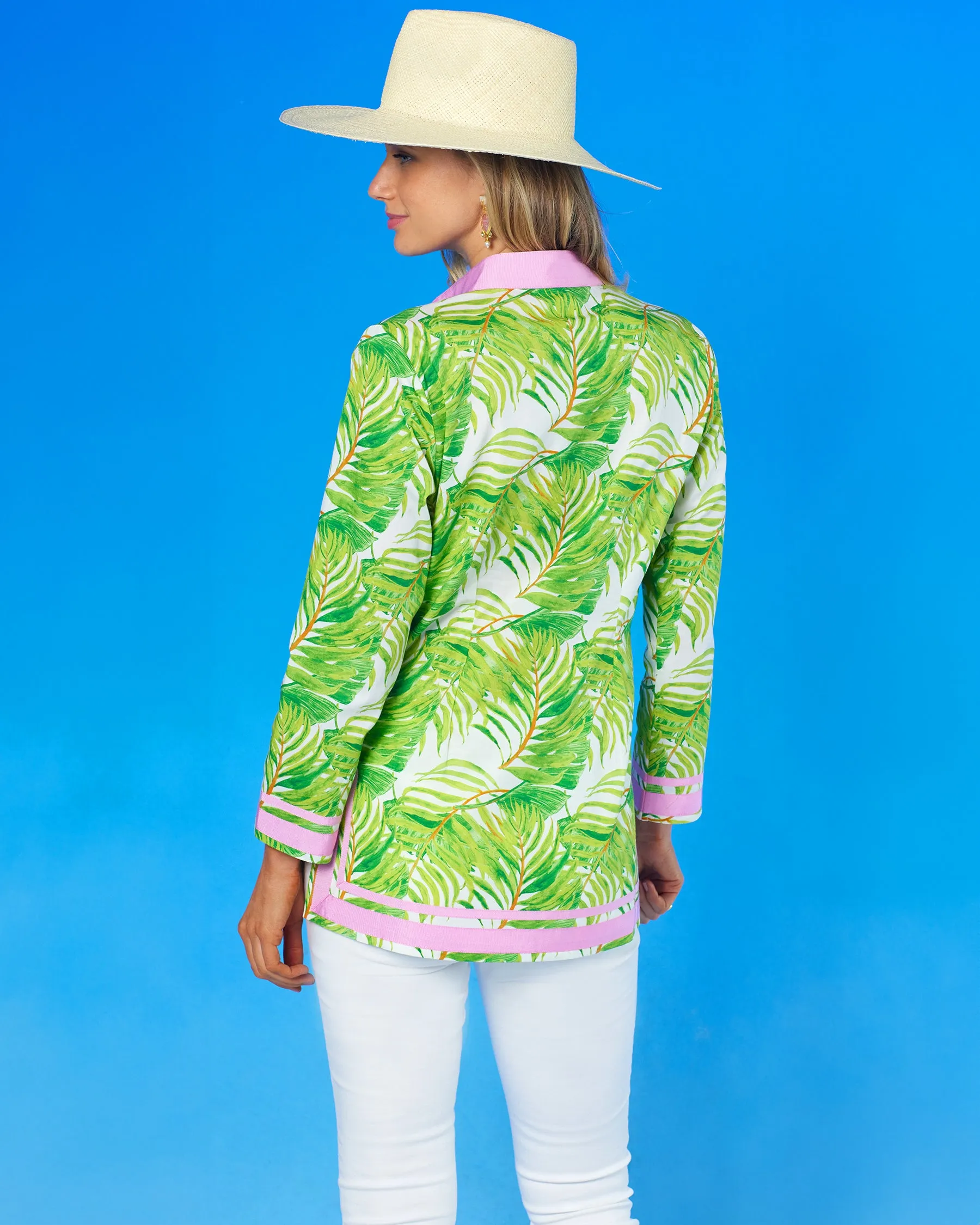 Capri Tunic in Ashley Palm Print