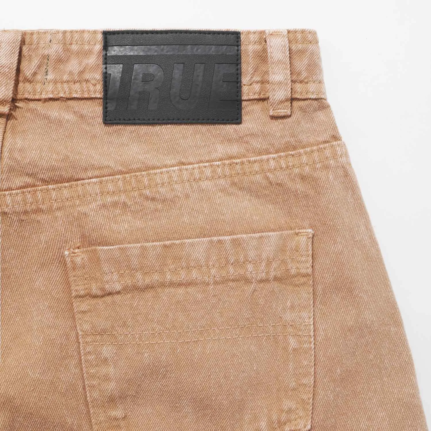 Cargo Multi-Pocket Pants - Washed Camel