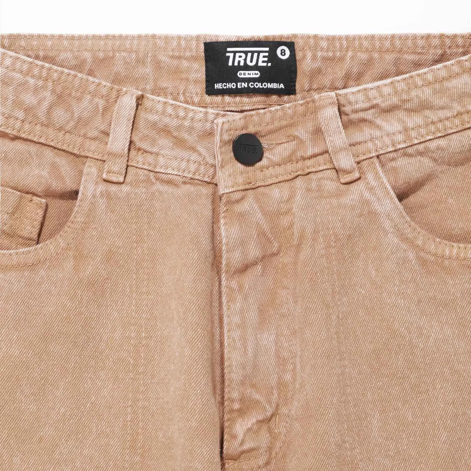 Cargo Multi-Pocket Pants - Washed Camel