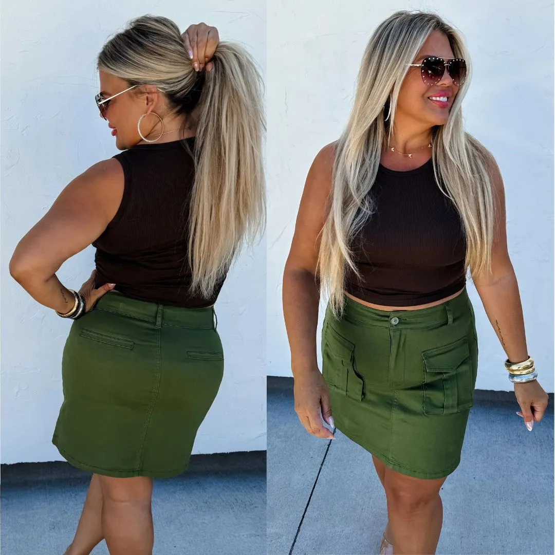 Carly Cargo Skirt Pre-Order