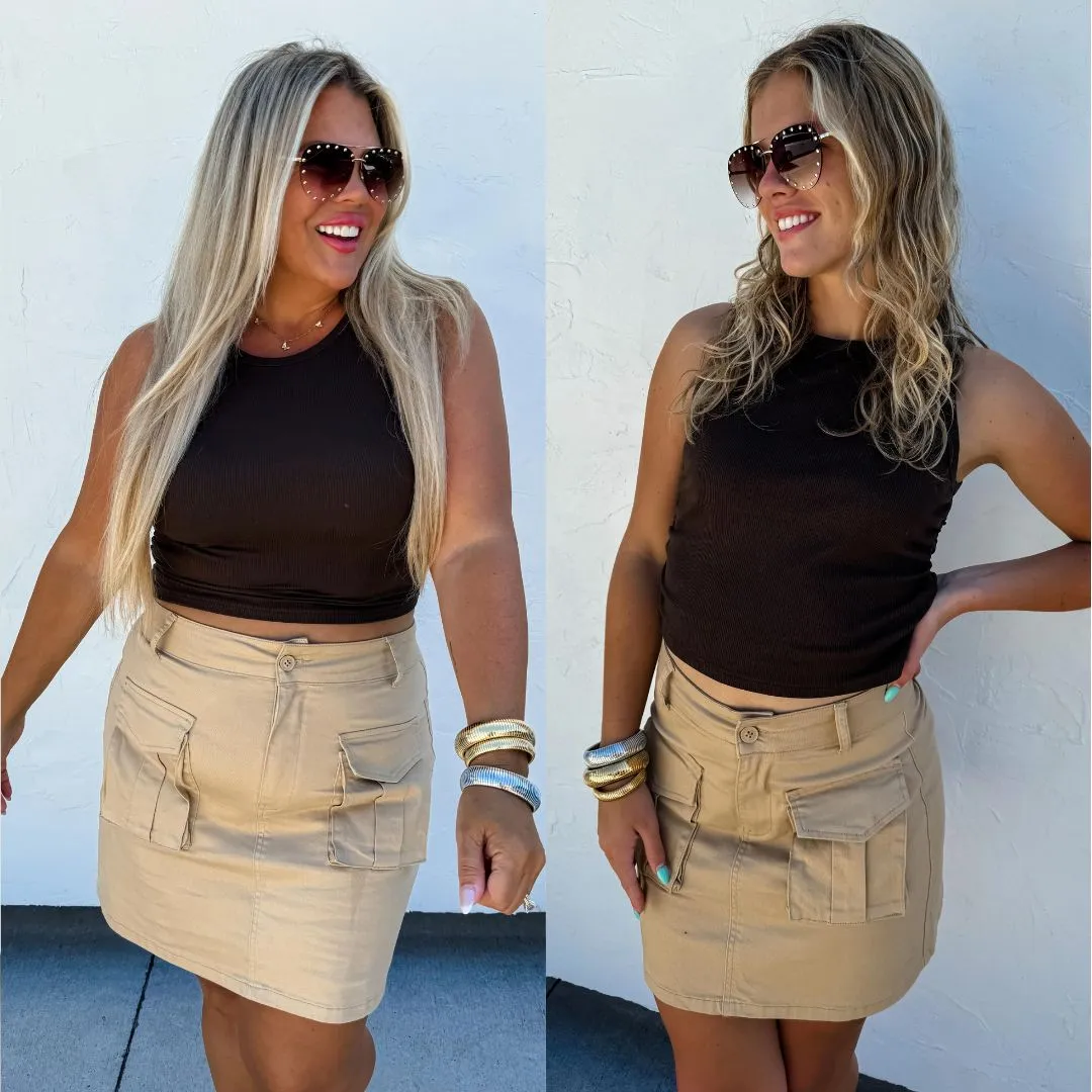 Carly Cargo Skirt Pre-Order