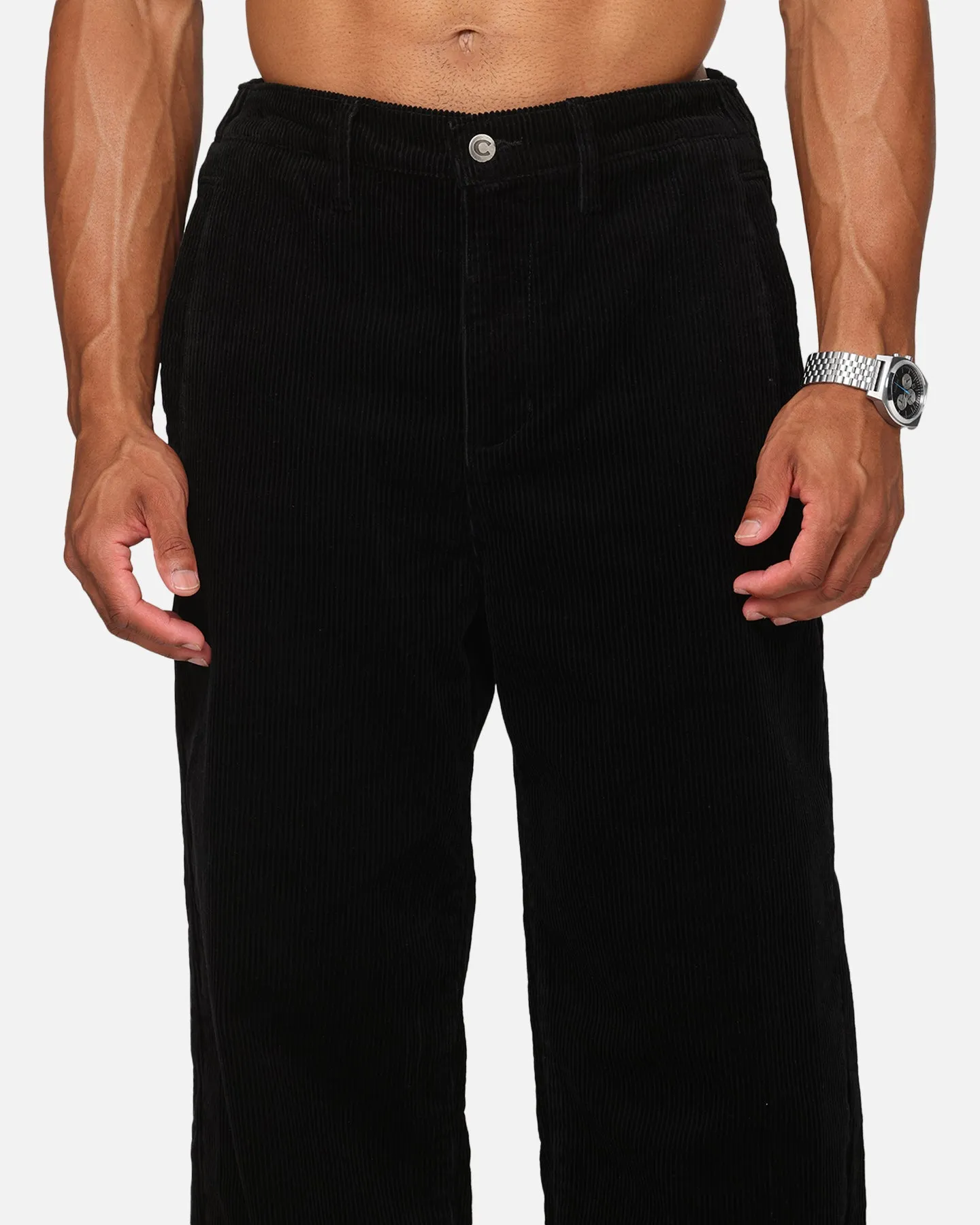 Carre C-Corduroy Track Pant Black