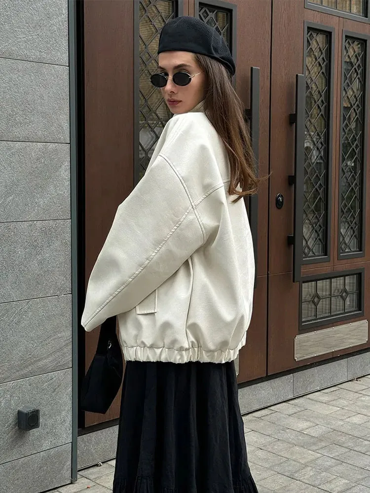 Chic Casual Versatile Fashion Elegant Loose Bomber Jacket