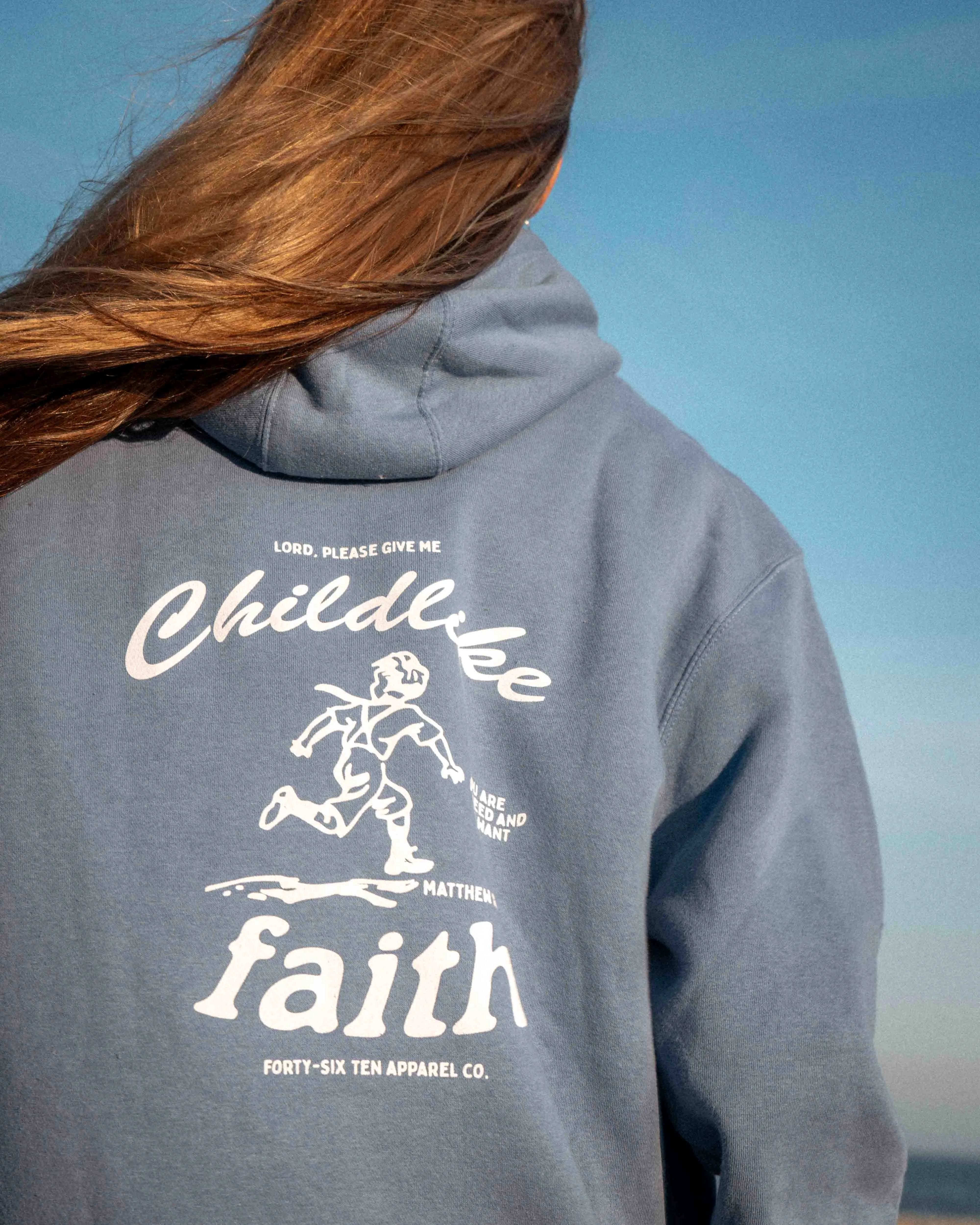 Childlike Faith Retro Hoodie