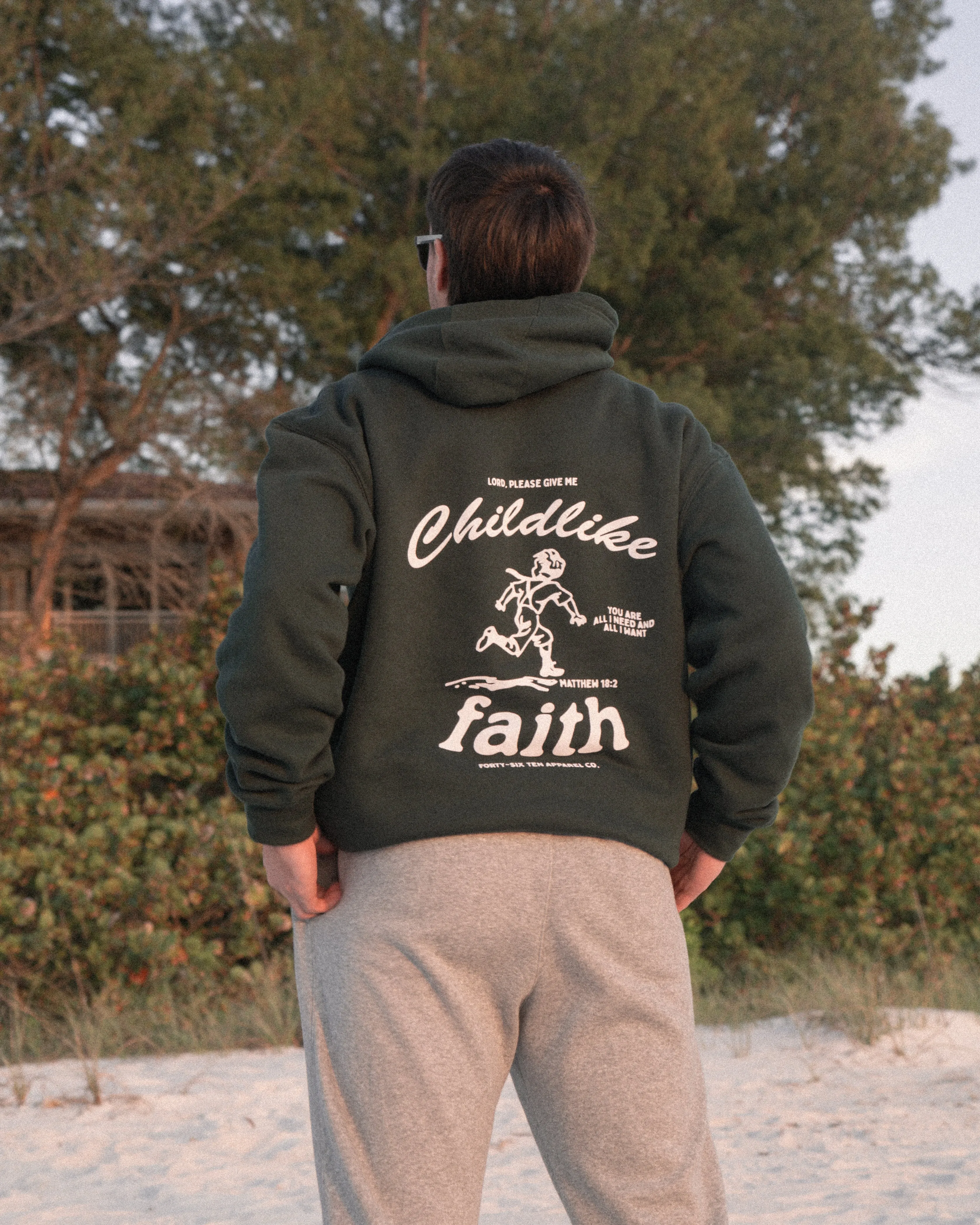 Childlike Faith Retro Hoodie