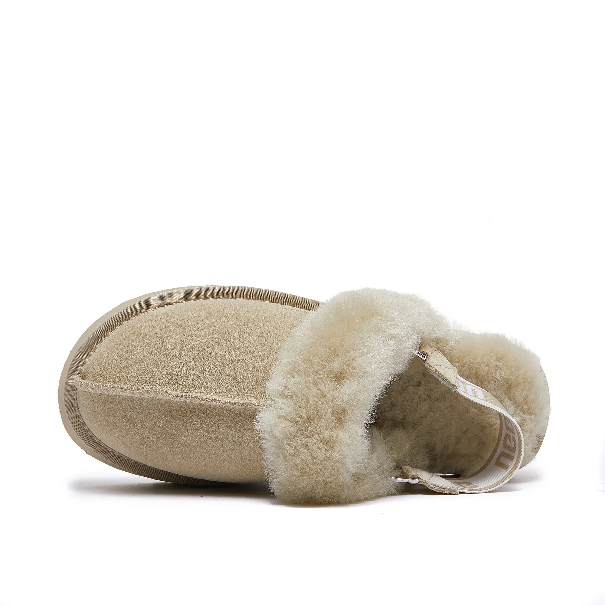 Classic Lady's Scuff - Platform Sole Premium Australian Sheepskin UGG Slippers