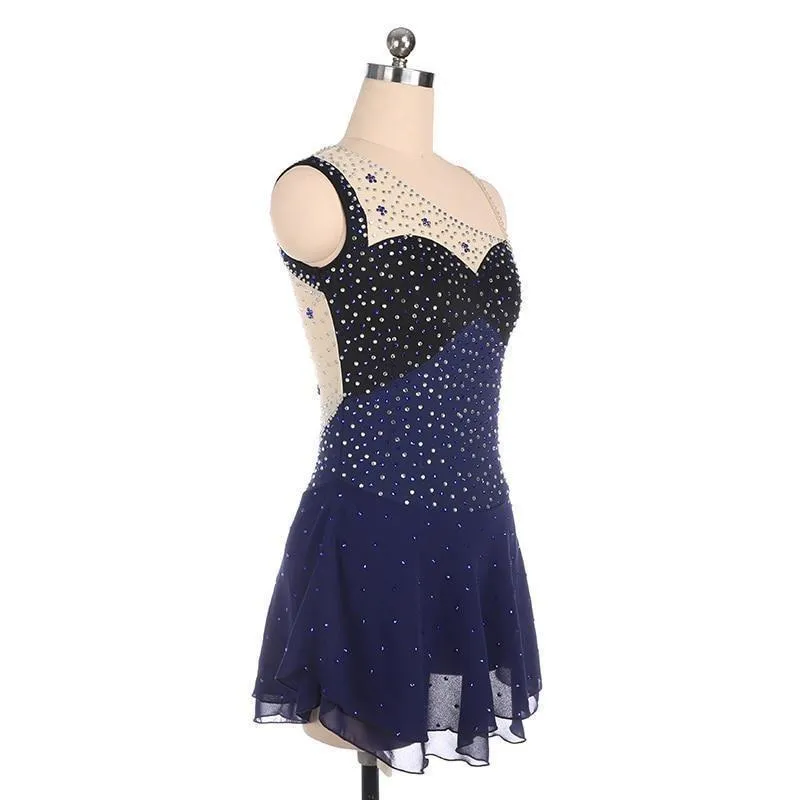 Competition Figure Skating Dress 2 Colors Sleeveless BSU2682.12