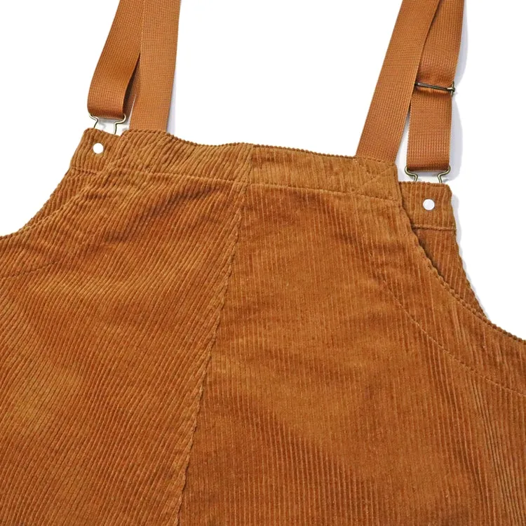 Cookman Fisherman's Bib Overall - Corduroy : Brown