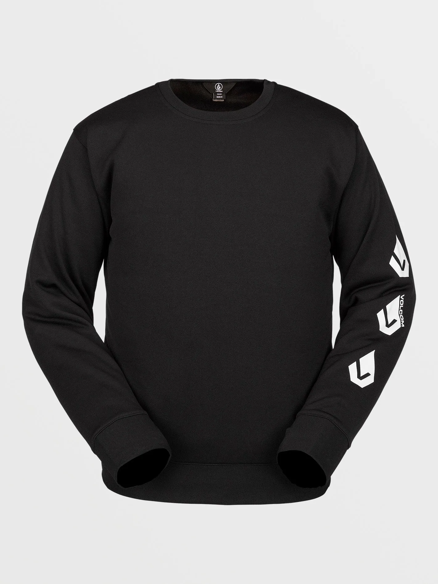 Core Hydro Crew Sweatshirt  - BLACK