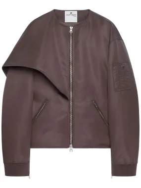 COURREGÈS Oversized Knot Detail Bomber Jacket