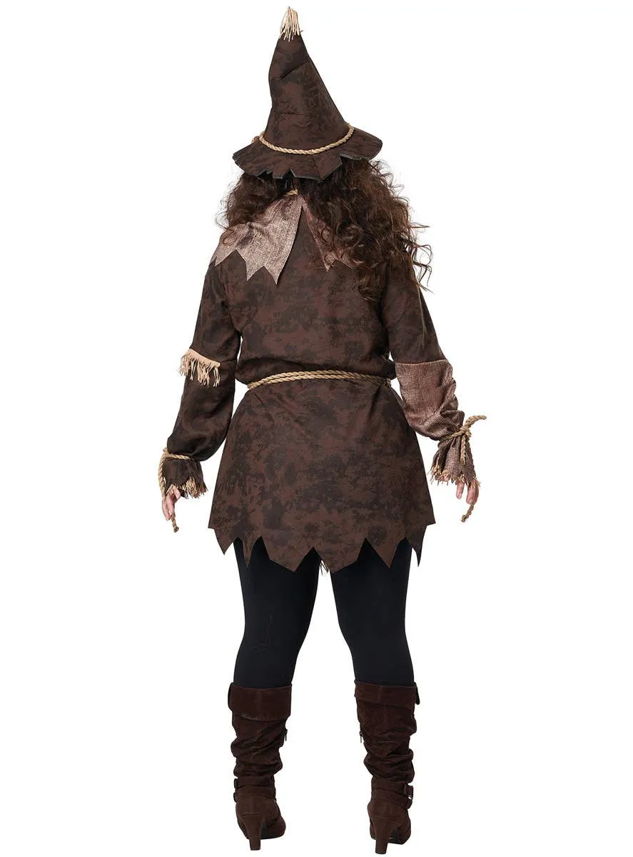 Creepy Scarecrow Plus Size Womens Halloween Costume